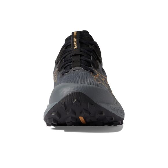 NWT Saucony Men's Endorphin Edge Trail Running Shoe, Black/Goldstruck, 11 - Picture 4 of 6